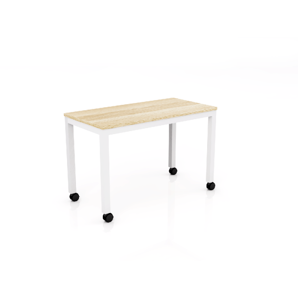 Axis Mobile Meeting Table 1200x750 White NO