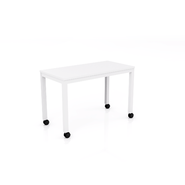 Axis Mobile Meeting Table 1200x750 White WHT